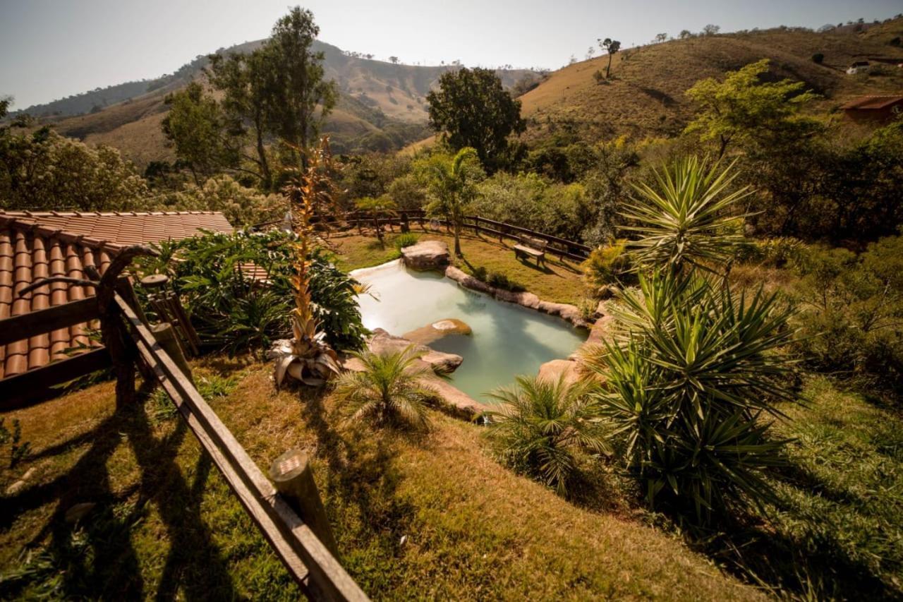 Casa De Campo Com Piscina Cascata Artificial Sao Lourenco  Extérieur photo