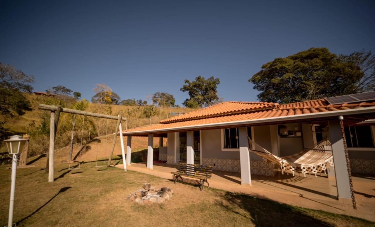 Casa De Campo Com Piscina Cascata Artificial Sao Lourenco  Extérieur photo